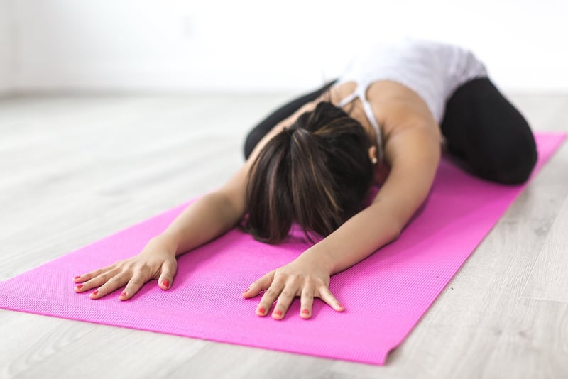Outdoor Yoga Pose